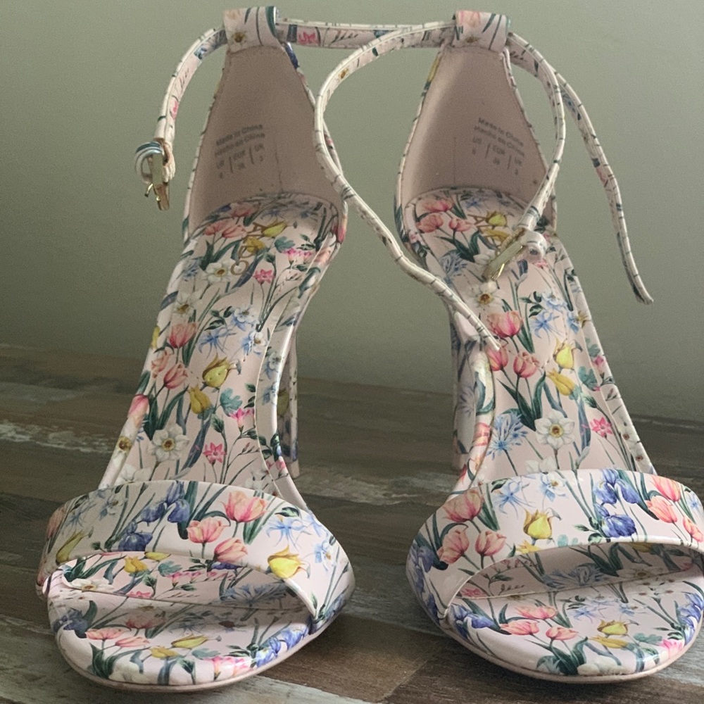 ALDO Floral Sandal Heel